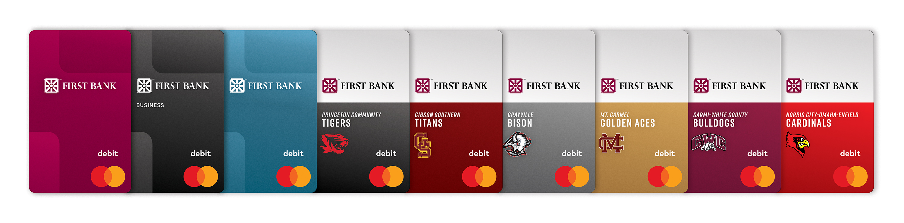 First Bank debit cards