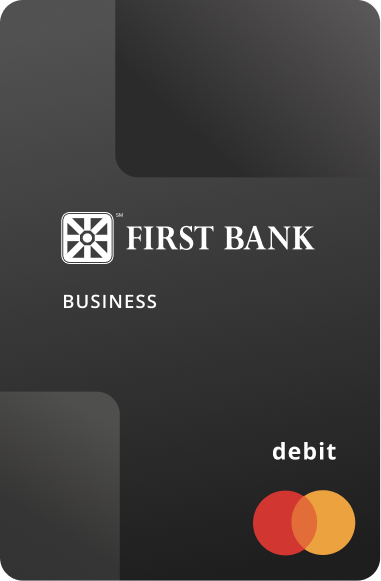 First Bank Business Debit Card