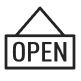 Open Sign Icon